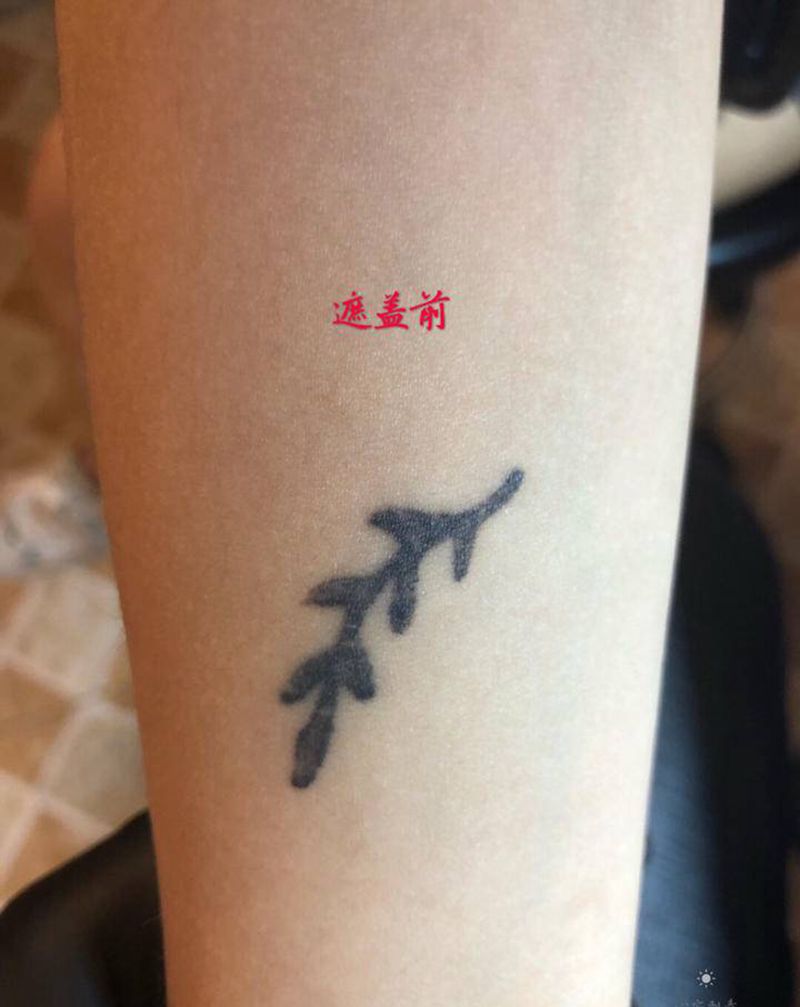 纹身遮盖。纹身图片_手臂点刺纹身图案