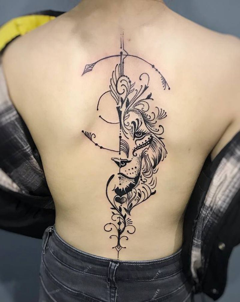 后背纹身纹身图片_背部纹身图案