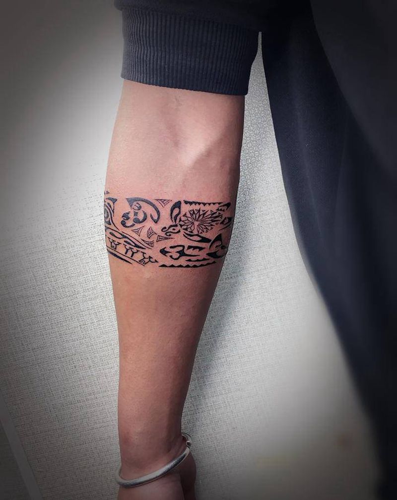 臂环纹身图片_手臂纹身图案