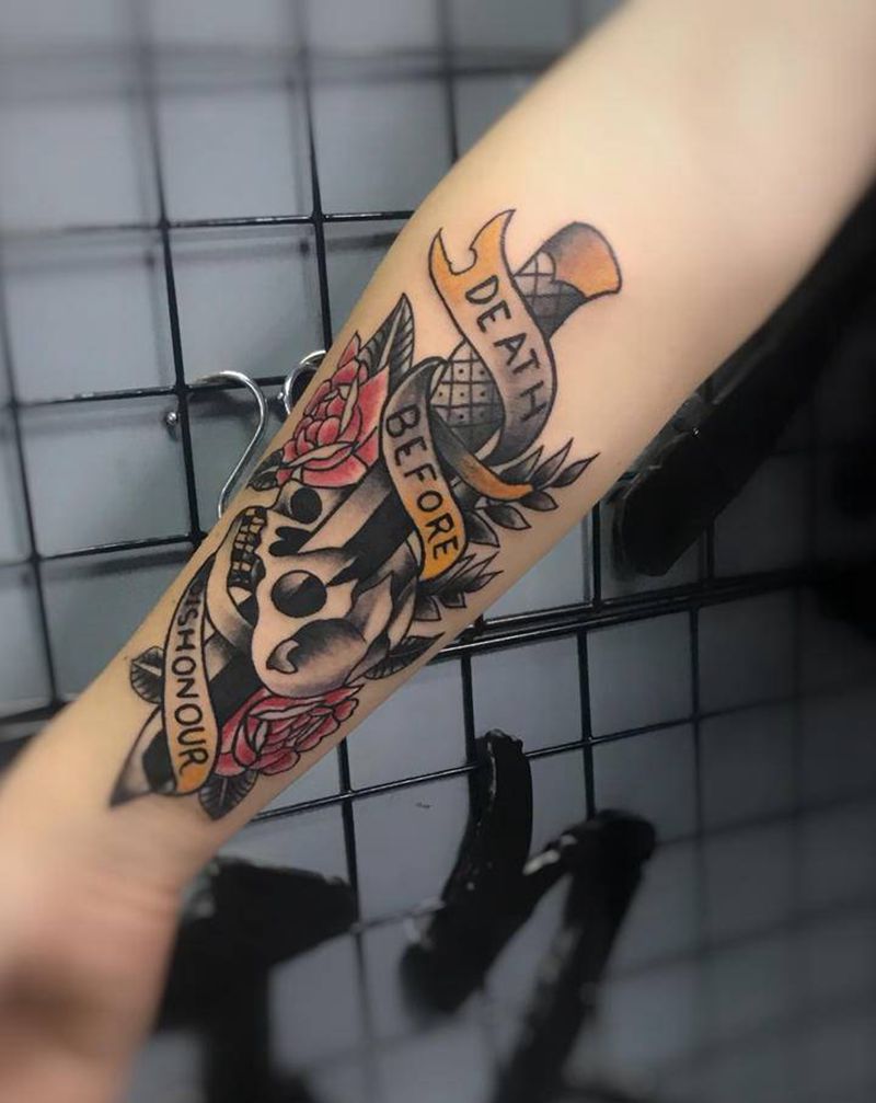 欧美纹身纹身图片_手臂纹身图案