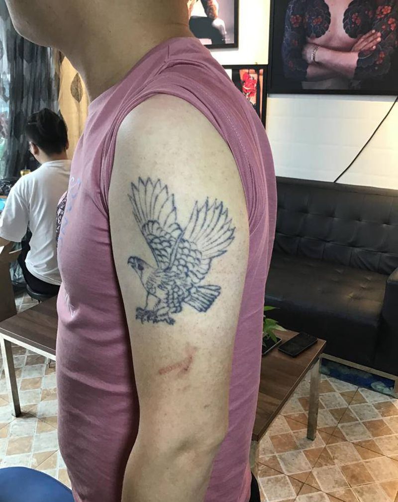 老传统纹身遮盖。纹身图片_手臂老传统纹身图案