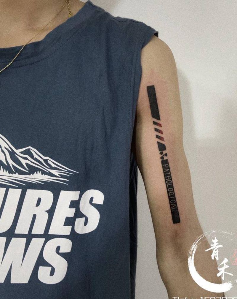 线纹身图片_手部手臂纹身图案