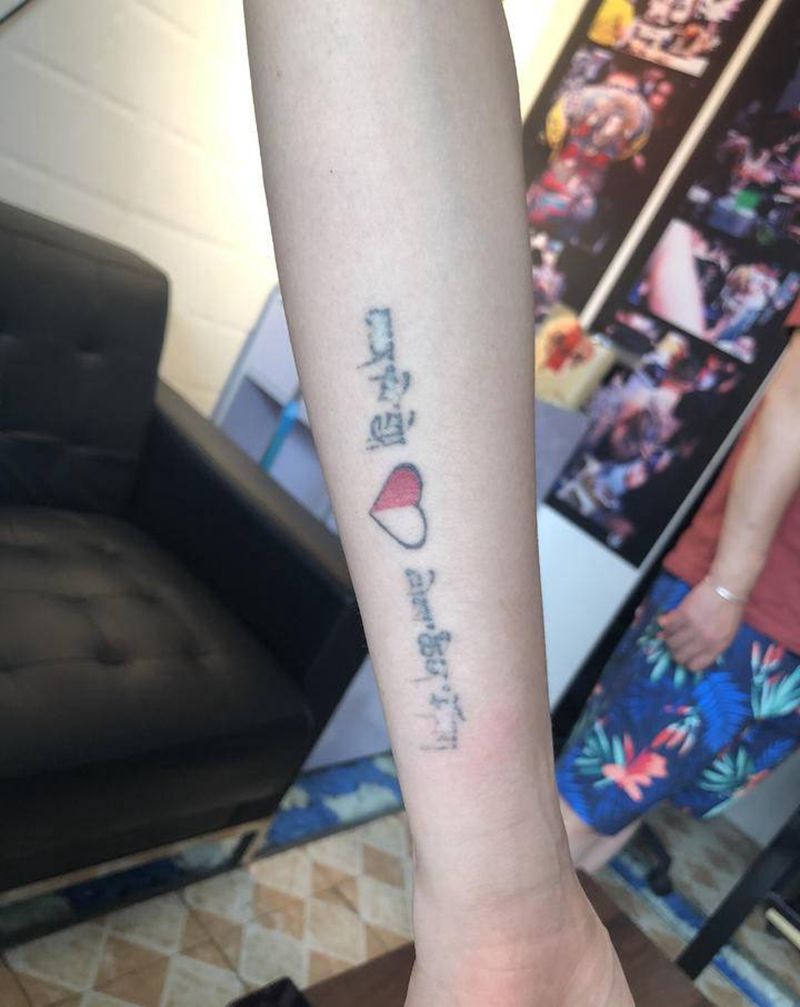 遮盖+情侣纹身纹身图片_手臂纹身图案