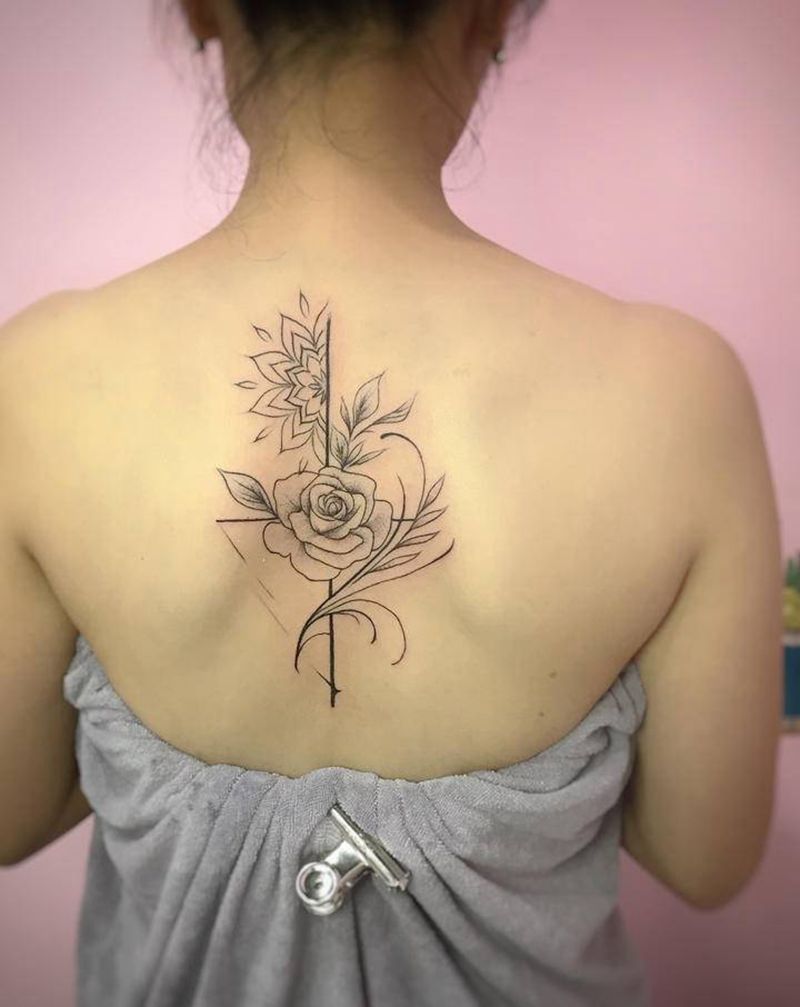 小清新纹身图片_手臂背部纹身图案