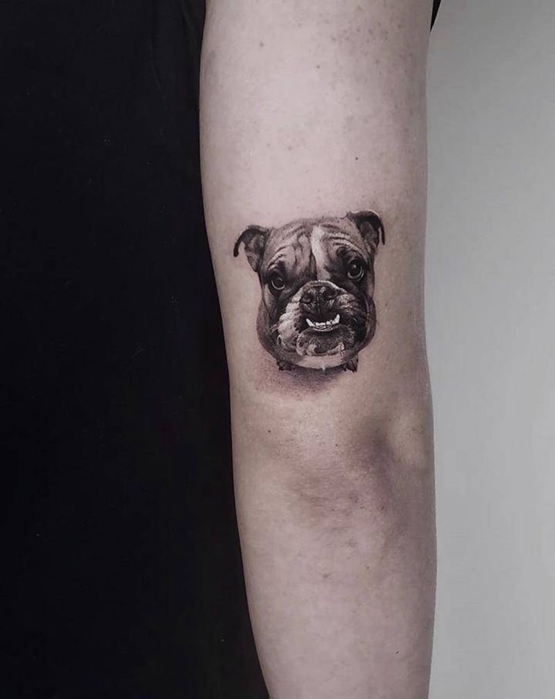 宠物纹身图片_手臂纹身图案