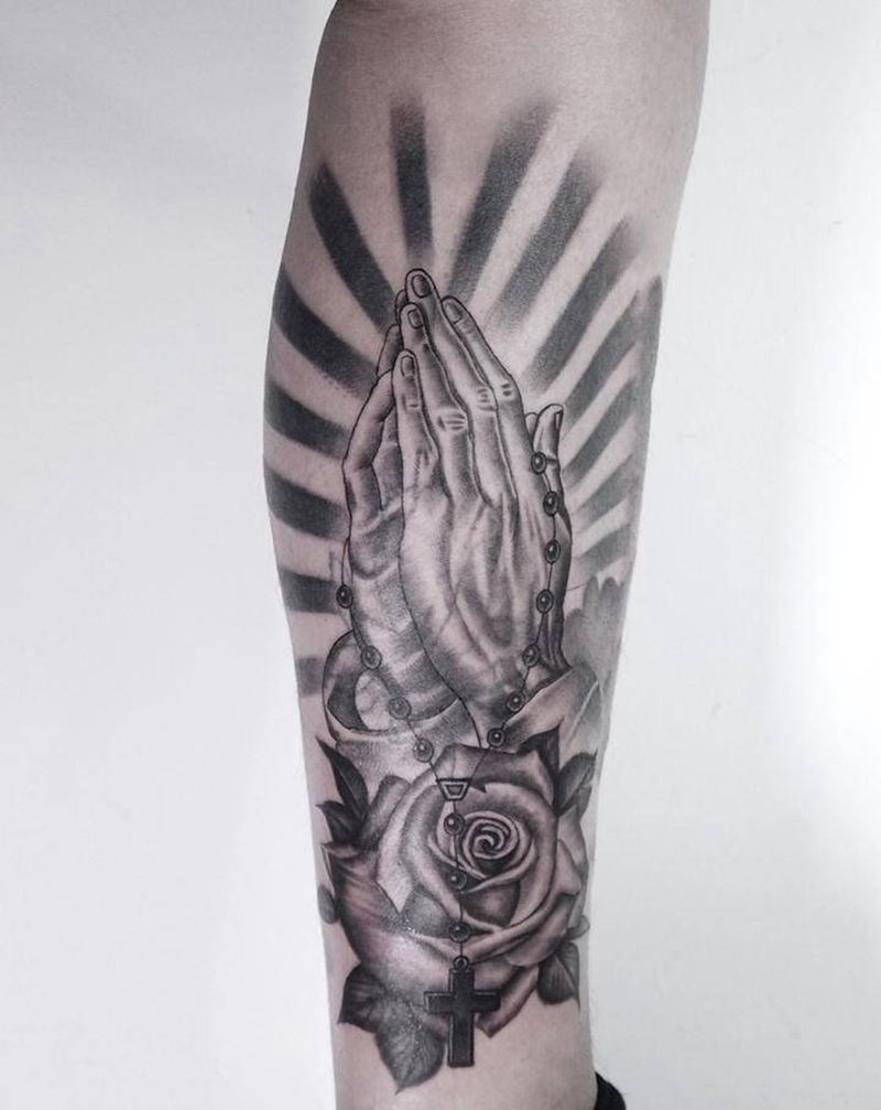 花腿纹身图片_腿部纹身图案