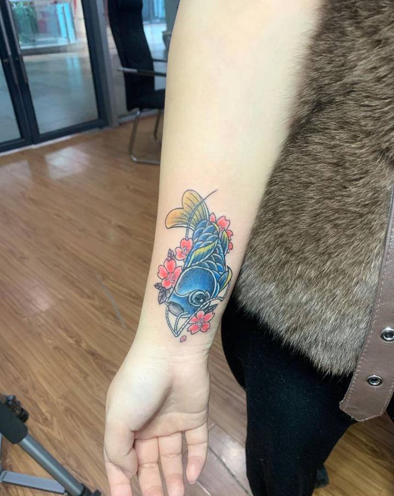 传统小图纹身图片_手臂Old School纹身图案