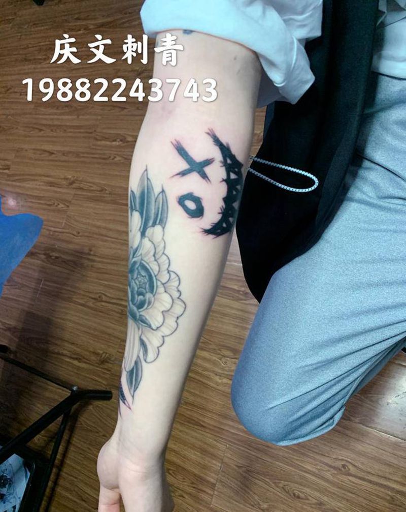 未完成纹身图片_手臂New School纹身图案