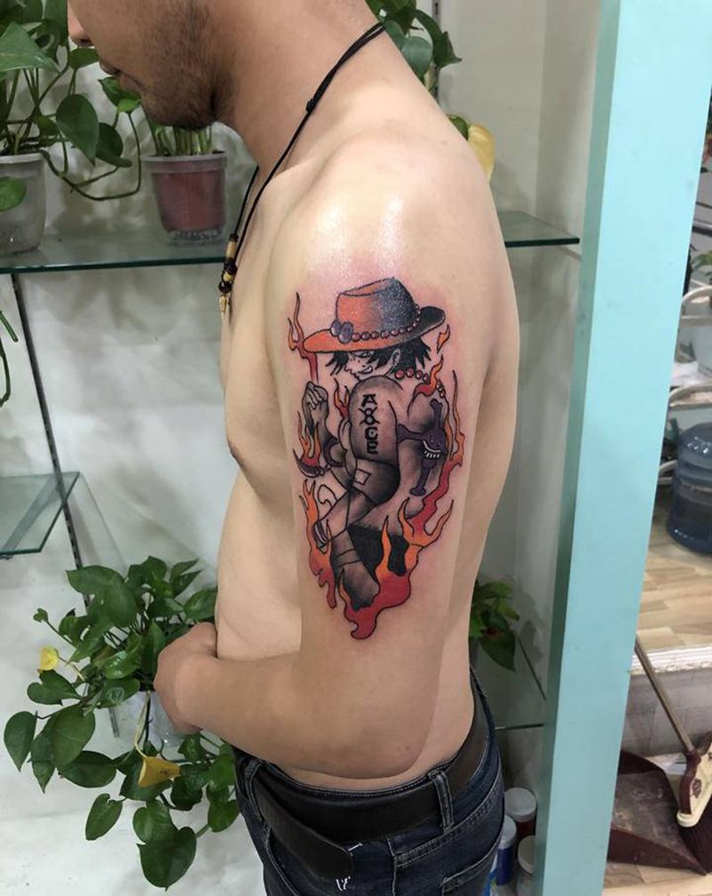 小图纹身图片_Old School纹身图案