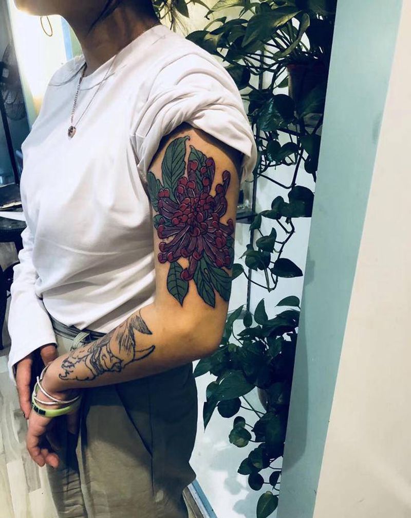 一些小图，部分是遮盖纹身图片_脚部手臂纹身图案