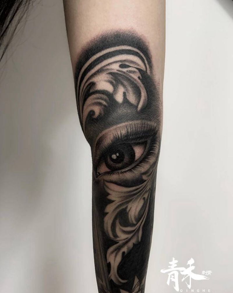 写实纹身图片_欧美写实纹身图案