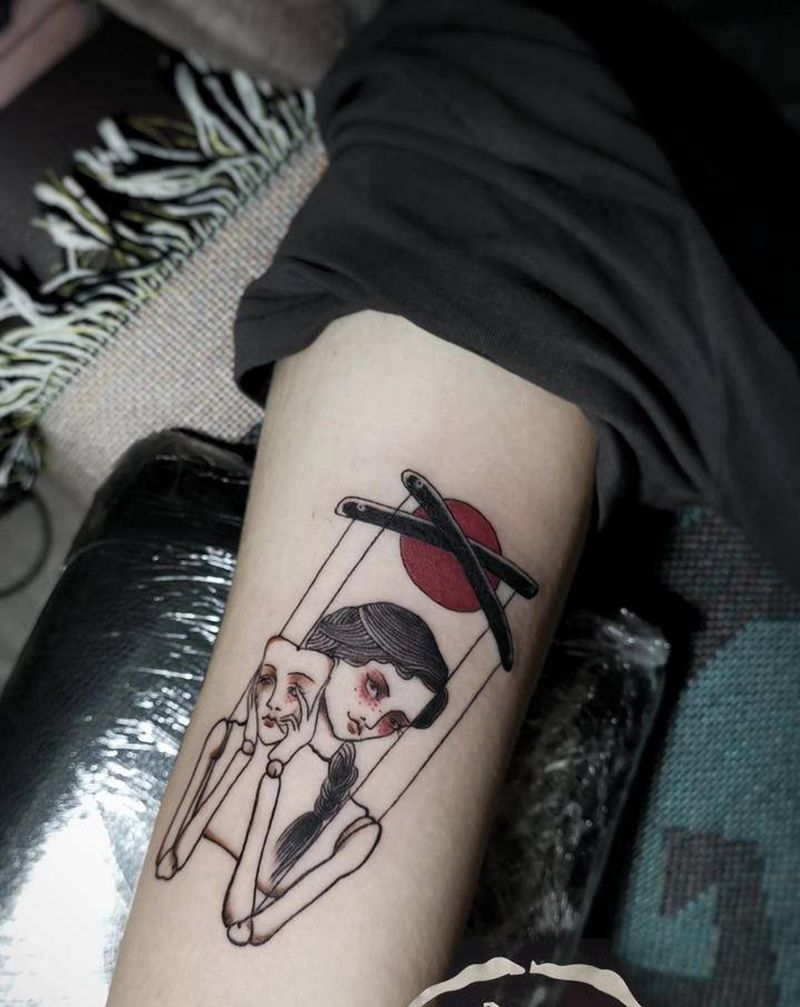 old school纹身图片_手臂纹身图案