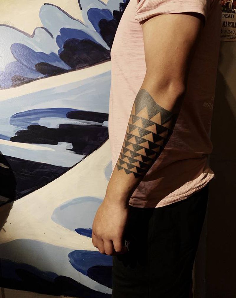 图腾!海王纹身图片_手臂图腾纹身图案