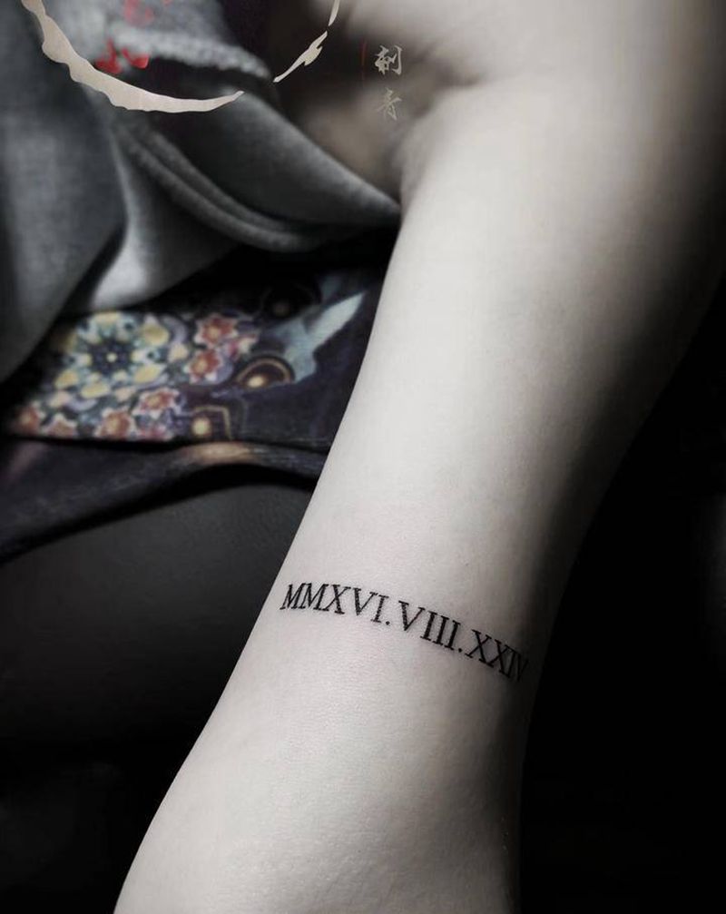 小清晰3枚纹身图片_手臂纹身图案