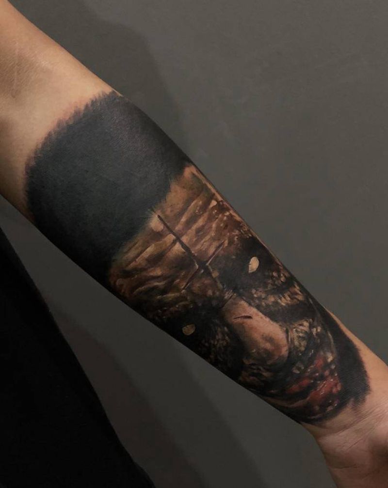 遮盖纹身图片_手部纹身图案