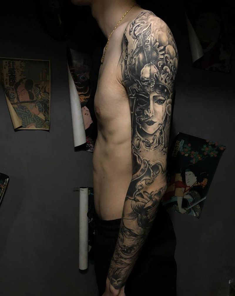 完纹身图片_手部纹身图案