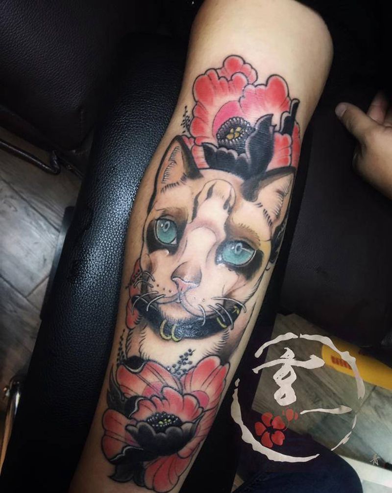 newschool纹身图片_手臂纹身图案