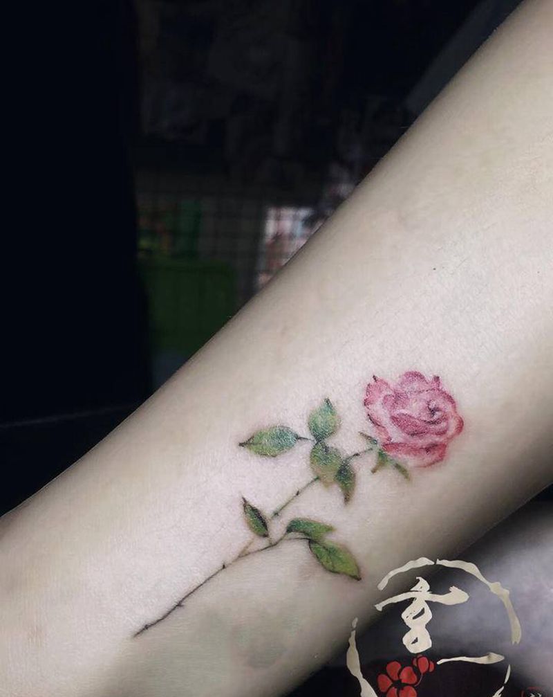 小东西三枚纹身图片_手臂腿部纹身图案