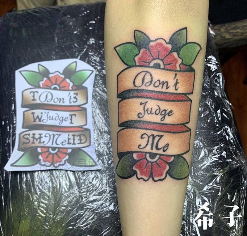 old school拼接纹身图片_手臂Old School纹身图案