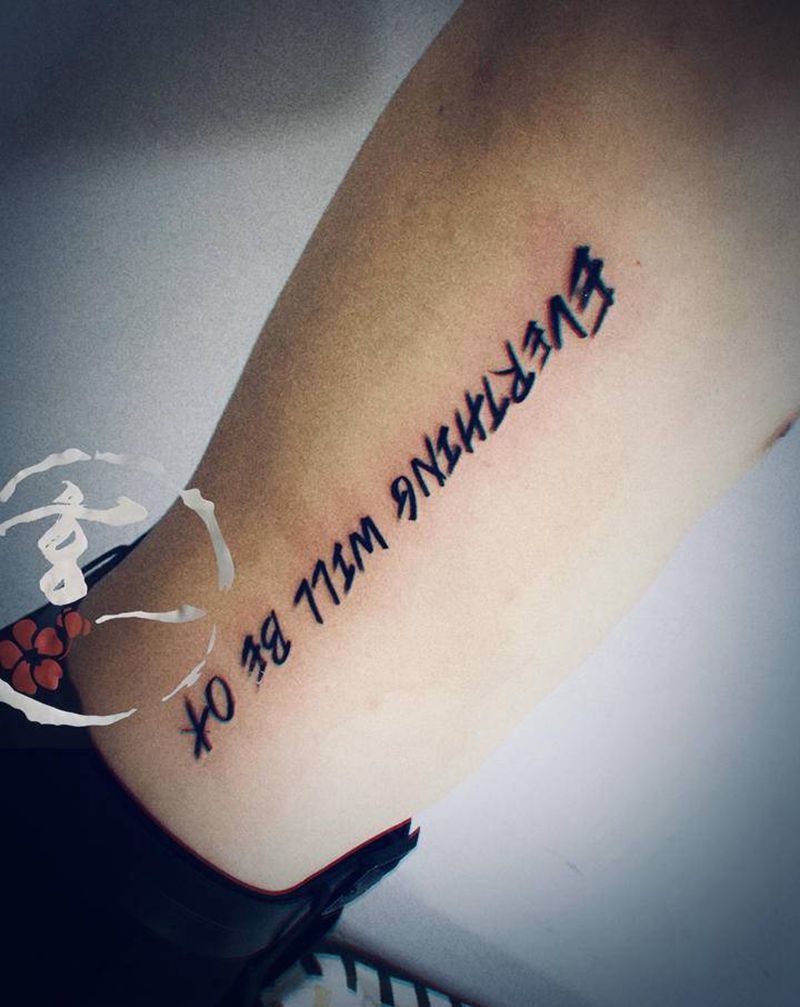 小清新3枚纹身图片_手部肩部纹身图案