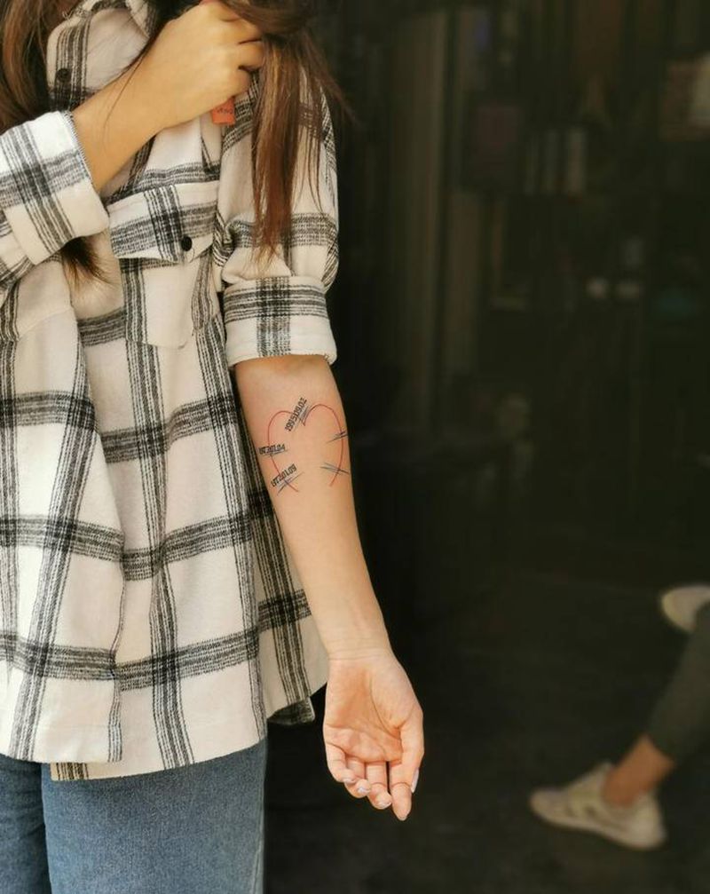 很有想法的设计纹身图片_手臂几何图腾纹身图案