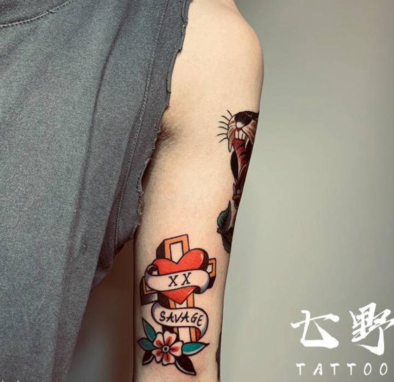 old school纹身图片_手臂Old School纹身图案