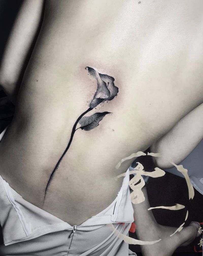 疤痕遮盖纹身图片_背部纹身图案