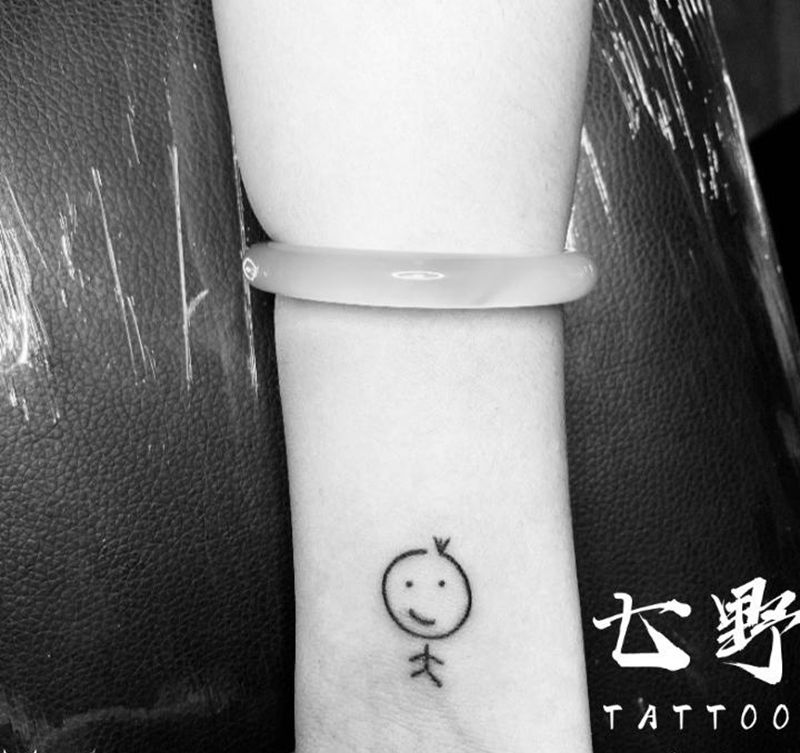 吴亦凡同款纹身图片_手臂纹身图案