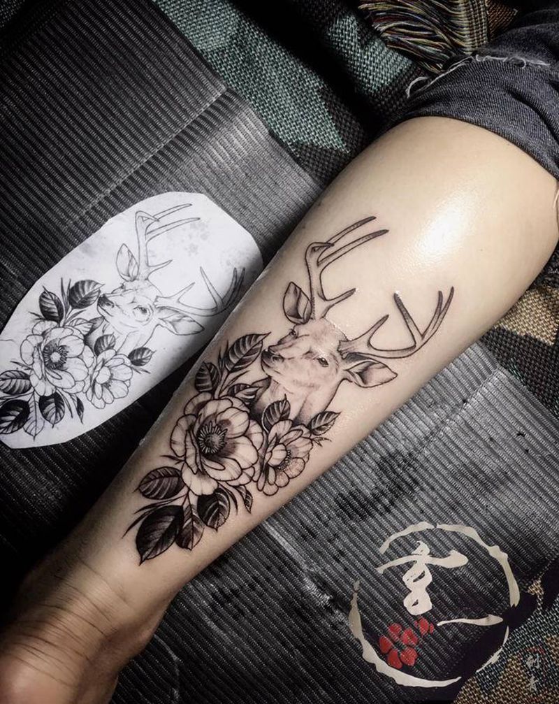 一堆  图自己翻哈纹身图片_手臂纹身图案