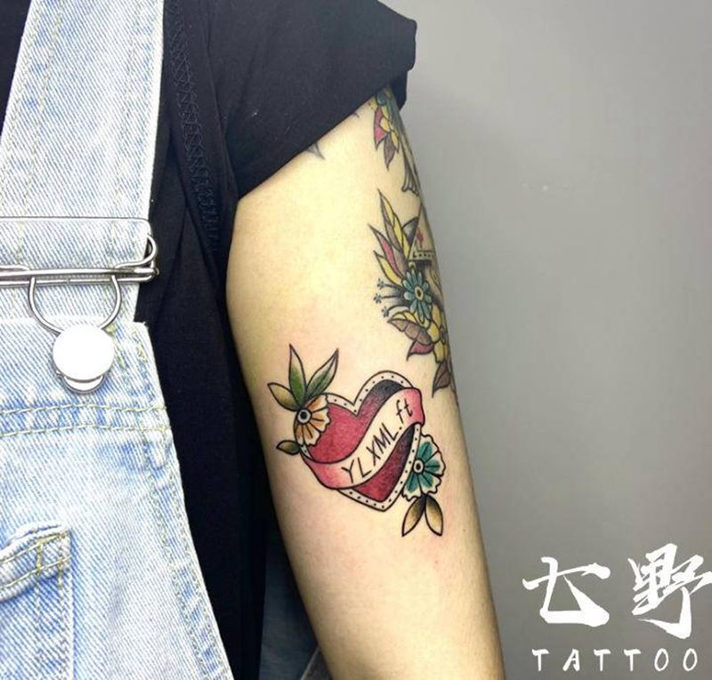 old school设计纹身图片_手臂Old School纹身图案