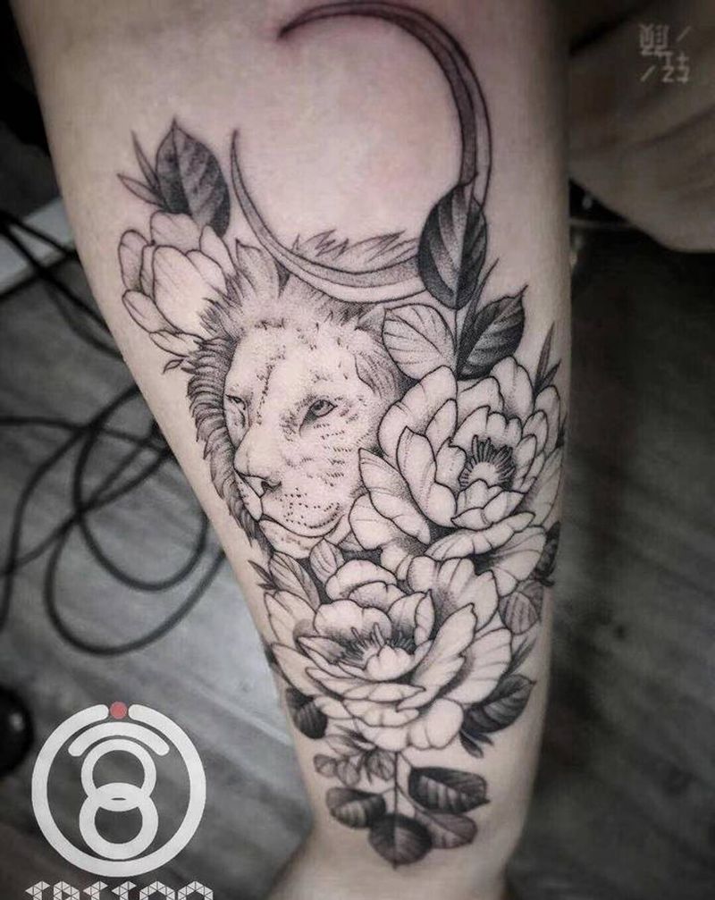 素花两枚。一个手臂一个锁骨纹身图片_手臂纹身图案