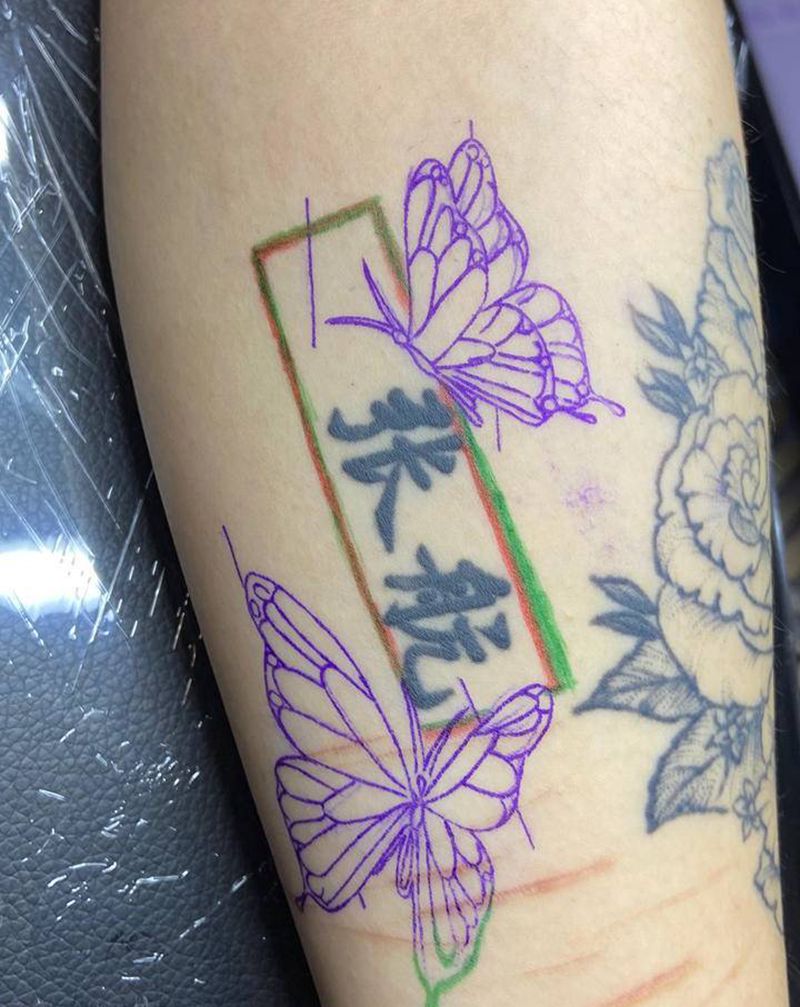 遮盖设计纹身图片_手臂纹身图案