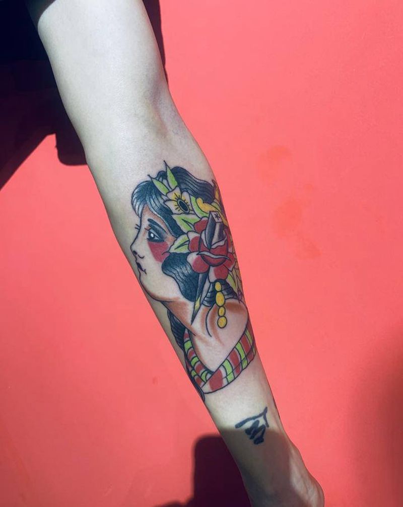 old school纹身图片_手臂Old School纹身图案