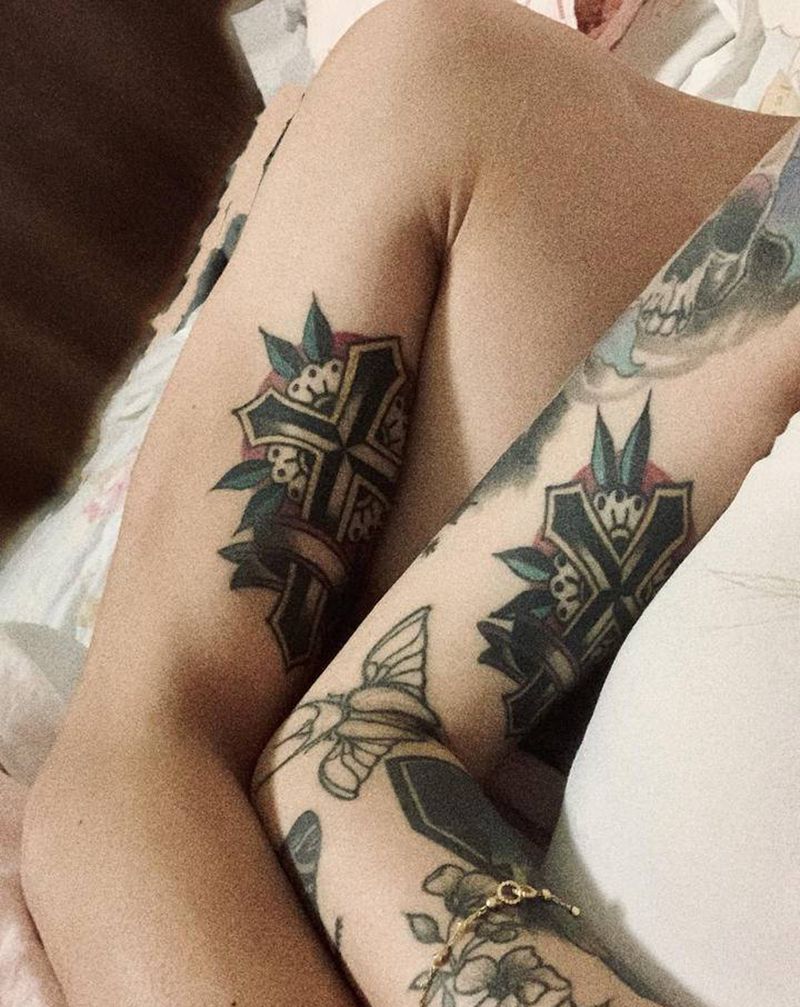 秀纹身图片_Old School纹身图案