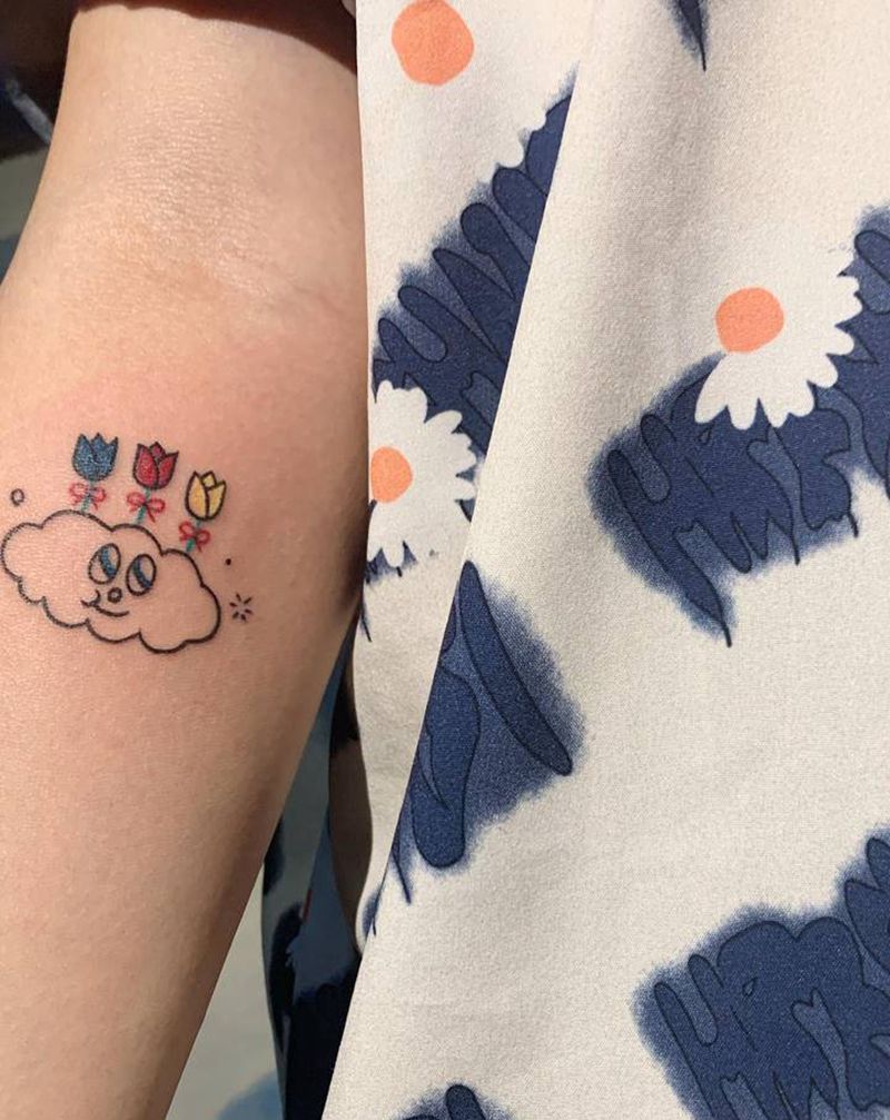 小清新纹身图片_手臂纹身图案