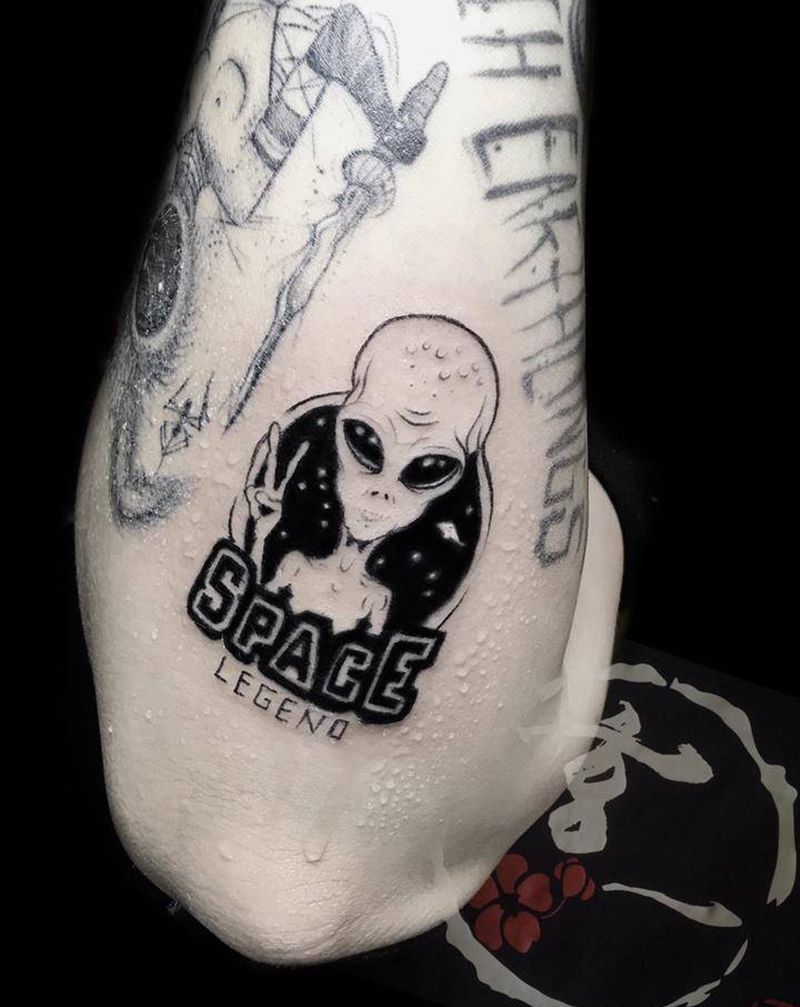 暗黑系一堆纹身图片_手臂纹身图案