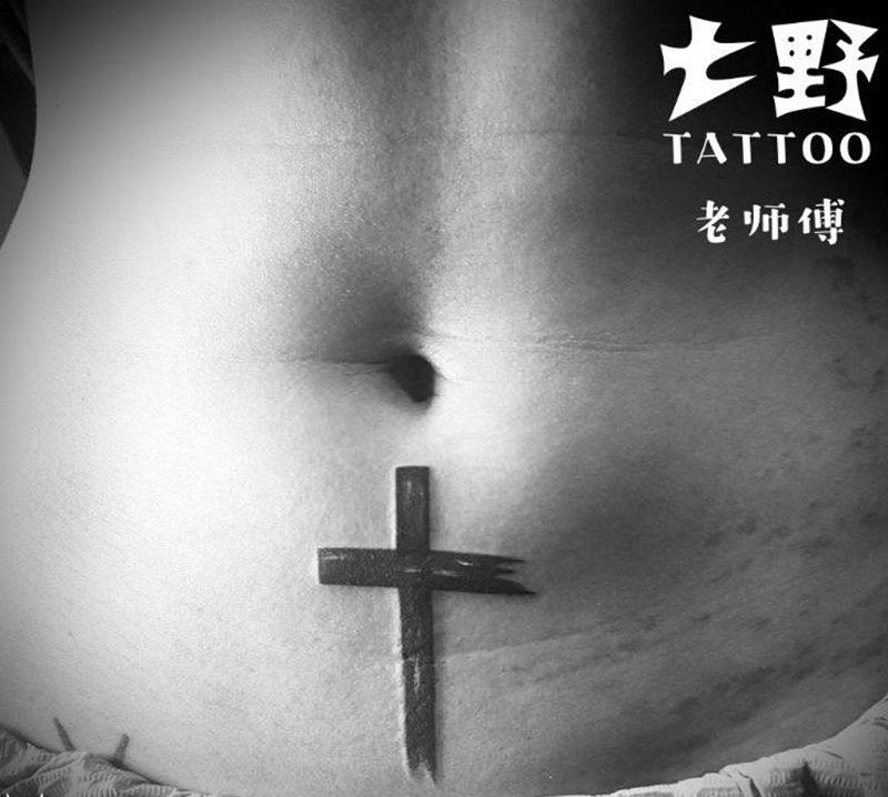 原创设计纹身图片_腹部纹身图案