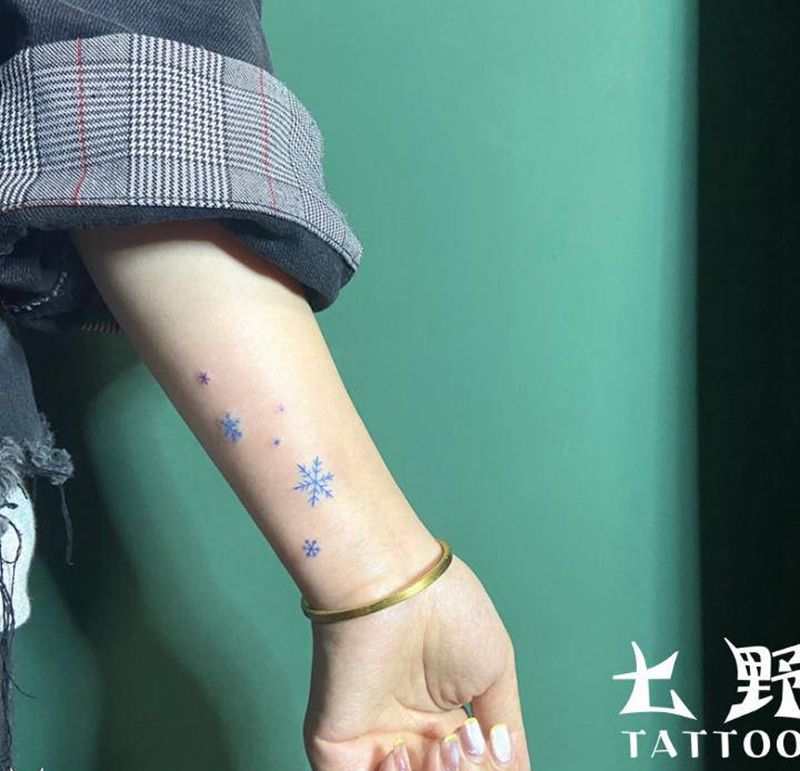 ❄️纹身图片_手臂纹身图案