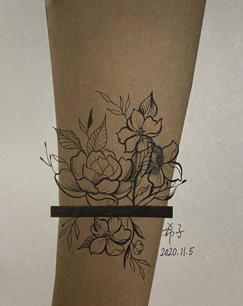 遮盖设计纹身图片_手臂纹身图案