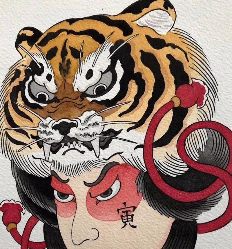 传统纹身图片_老传统纹身图案