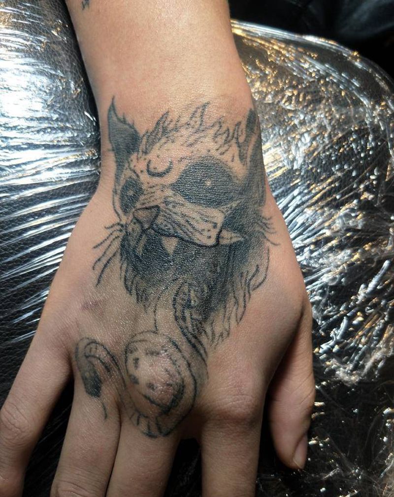 修改纹身图片_手部纹身图案