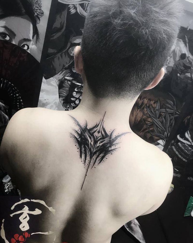 一堆图 自己随便看看哈纹身图片_手臂背部纹身图案