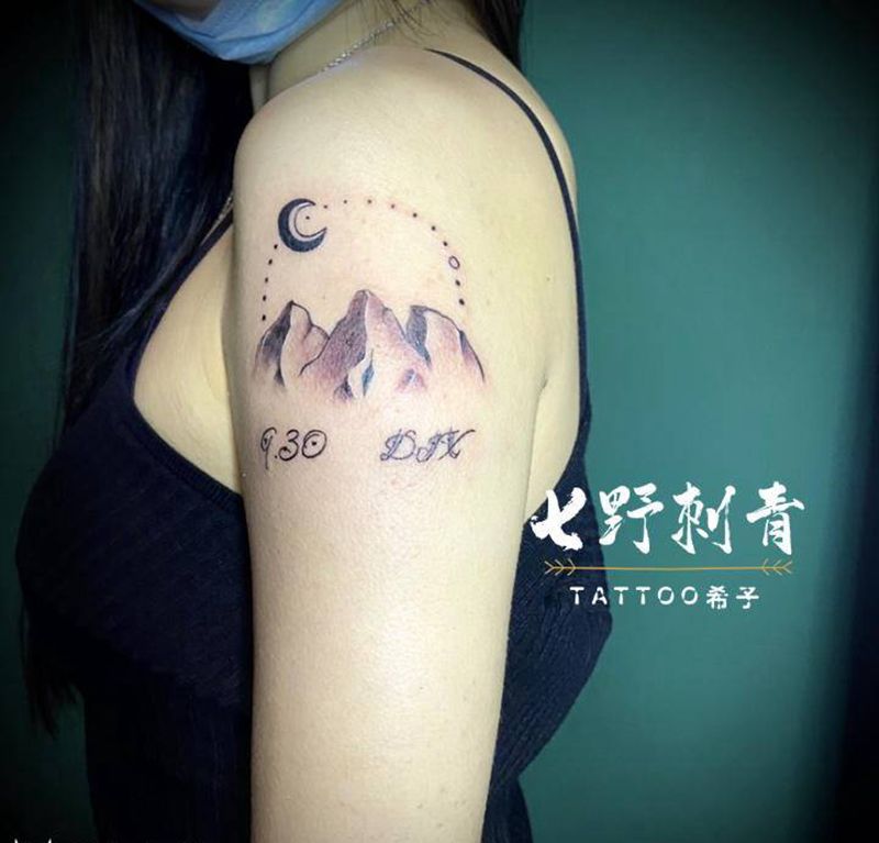 ⛰️纹身图片_手臂纹身图案