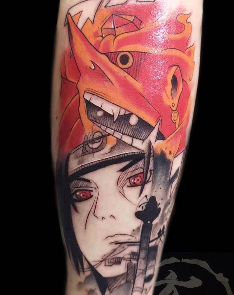 火影纹身图片_手臂纹身图案