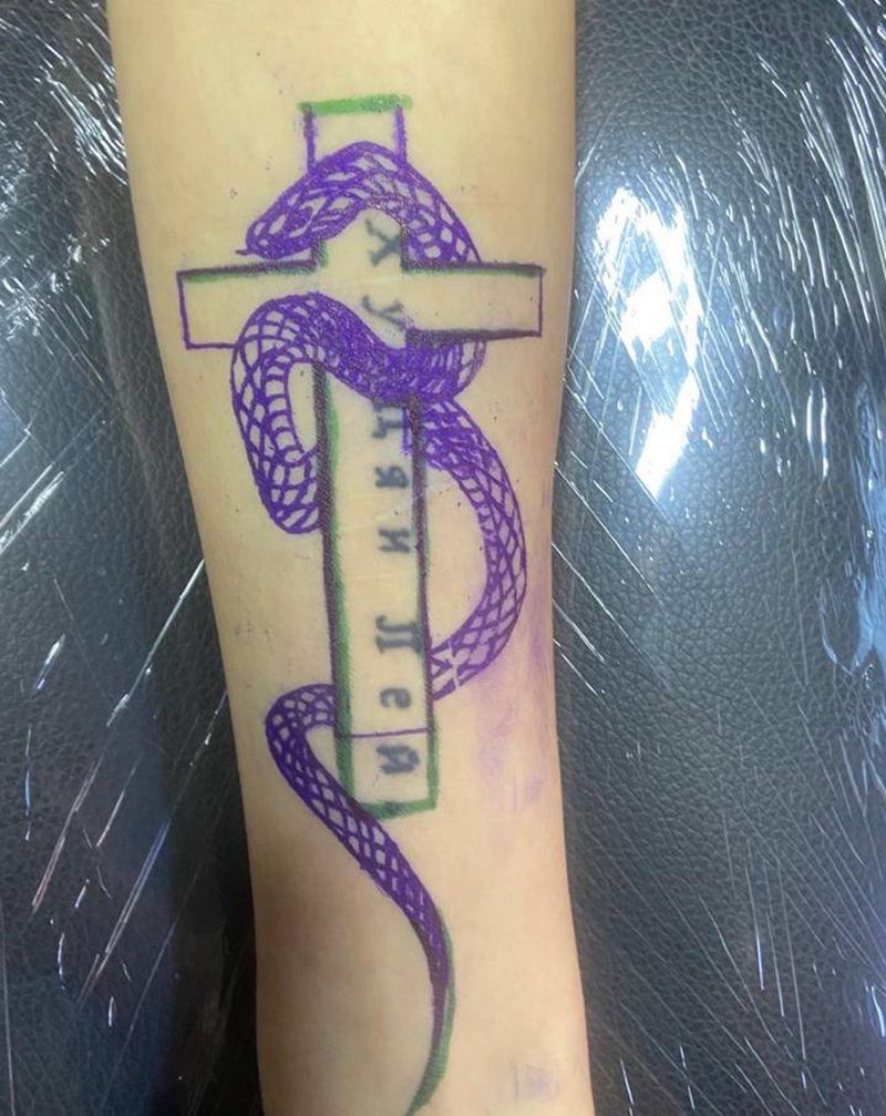 遮盖纹身图片_手臂纹身图案