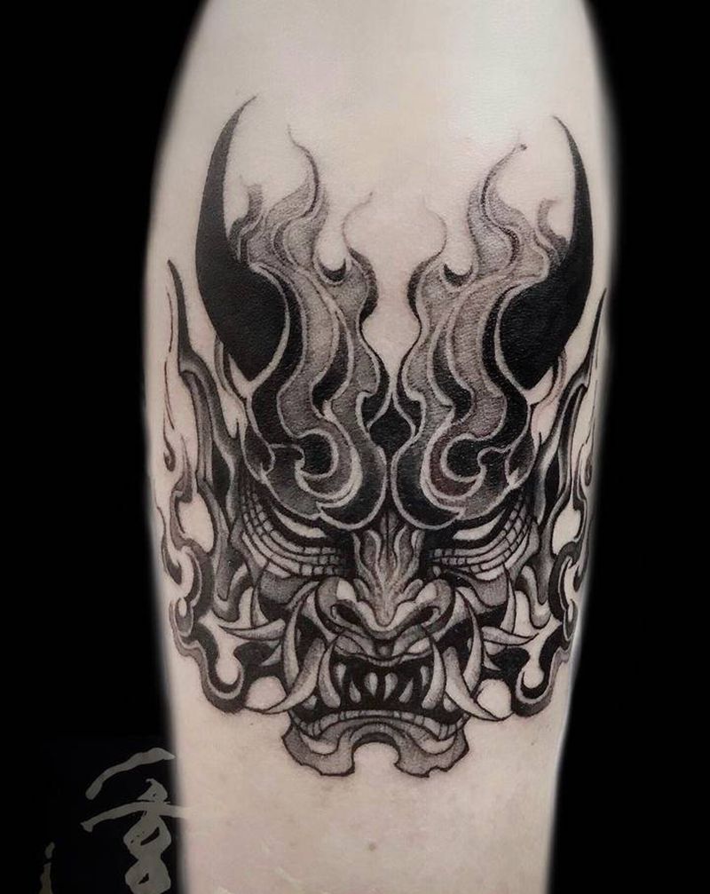 般若纹身图片_手臂纹身图案