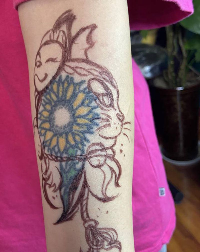 遮盖纹身图片_手臂纹身图案