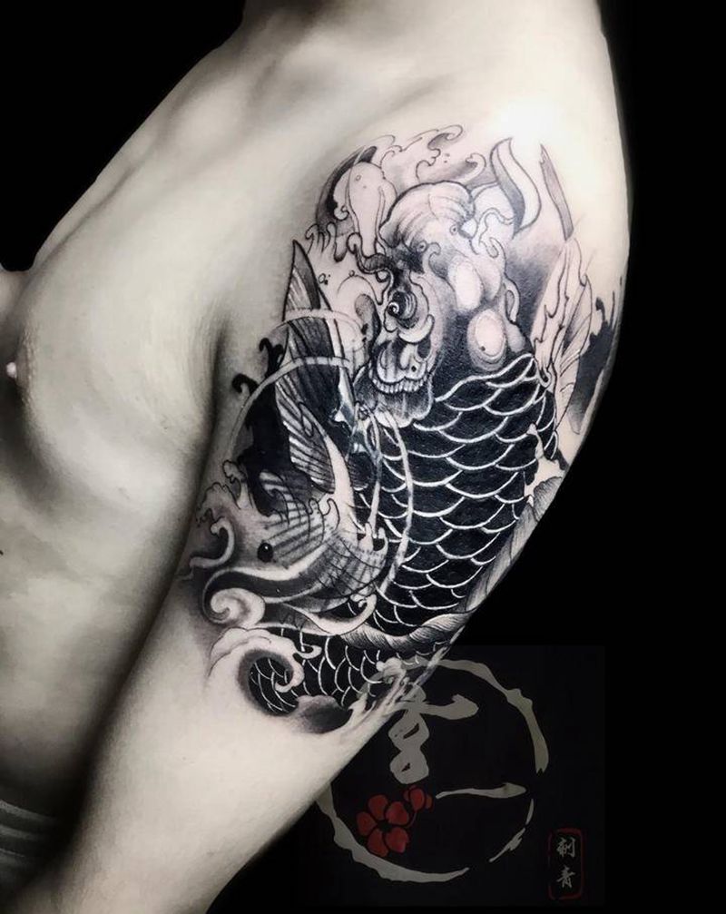 暴力遮盖纹身图片_手臂纹身图案