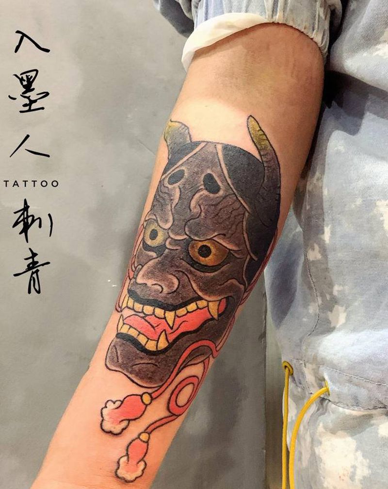 般若纹身图片_手臂纹身图案