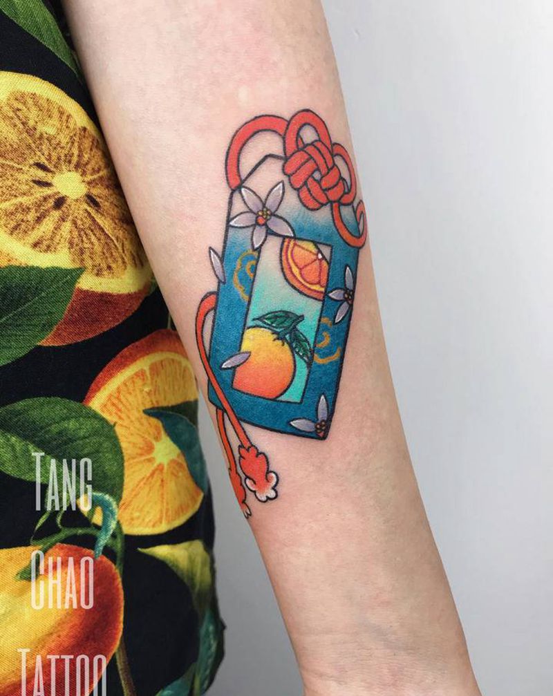 御守【大橘为重】纹身图片_手臂新传统纹身图案